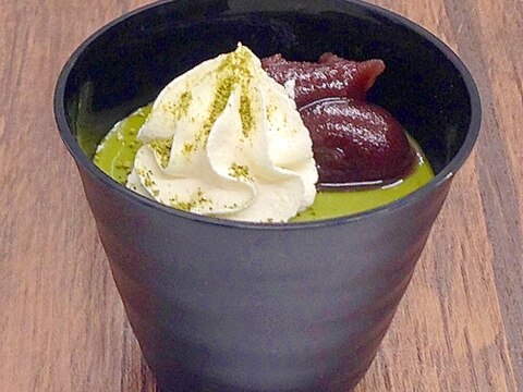 簡単!濃厚抹茶プリン